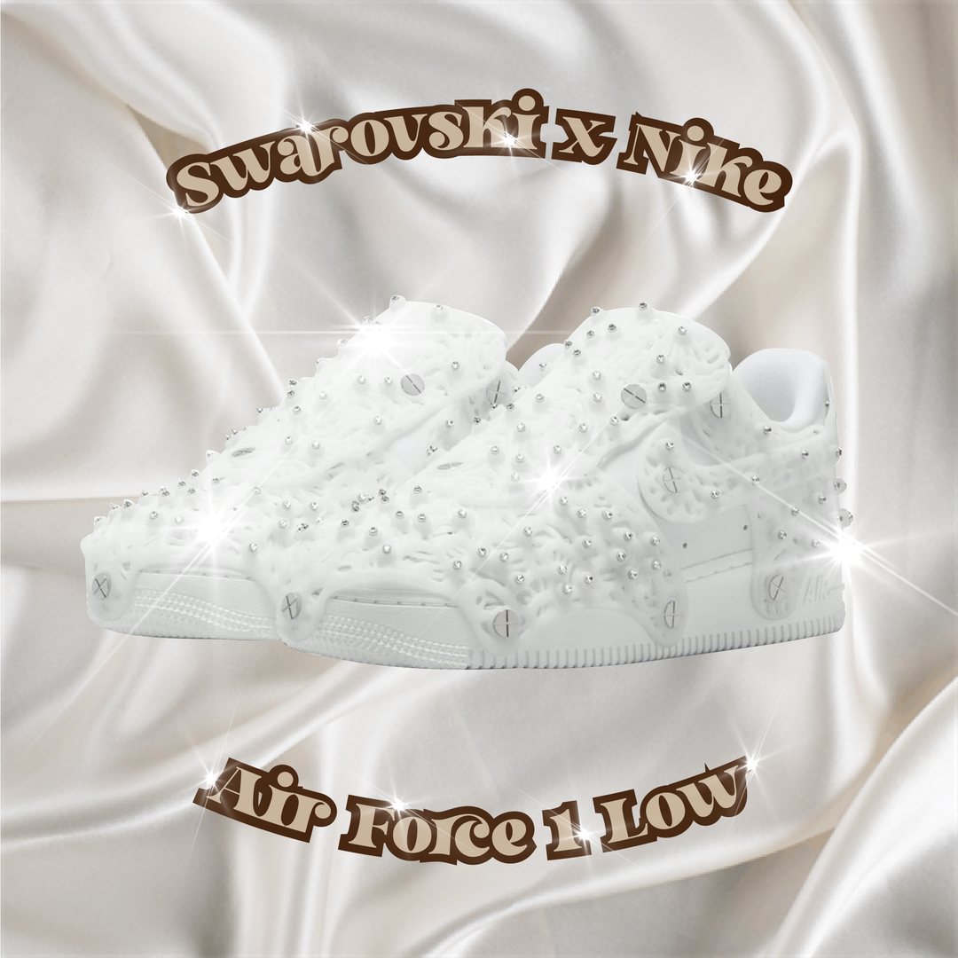 Crowd Favourite Nike Air Force 1s Get A Shining Makeover In The Swarovski Collaboration