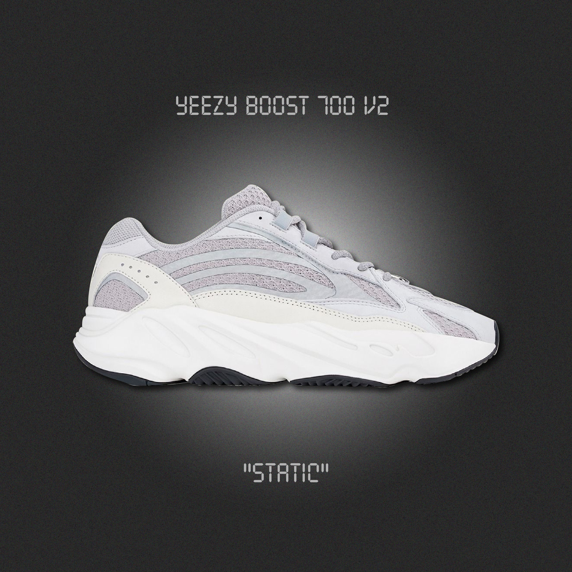 Yeezy 700 v2 deals static on feet