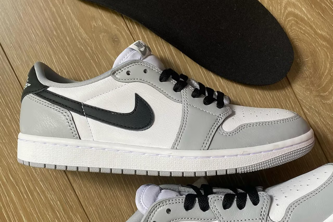 Initial glimpse of the Air Jordan 1 Low OG "Barons."