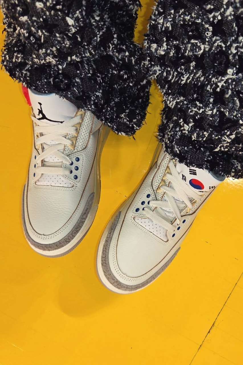 J-Hope of BTS Teases the Air Jordan 3 “Seoul 2.0”
