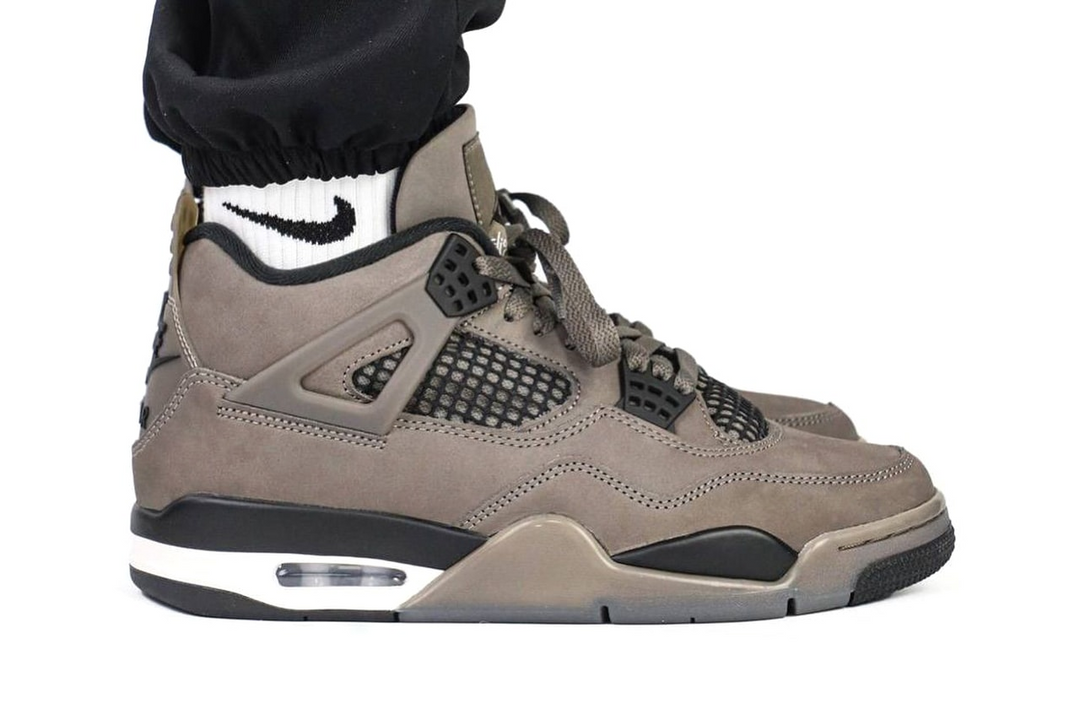 First Look at the Air Jordan 4 “Cave Stone” on Foot