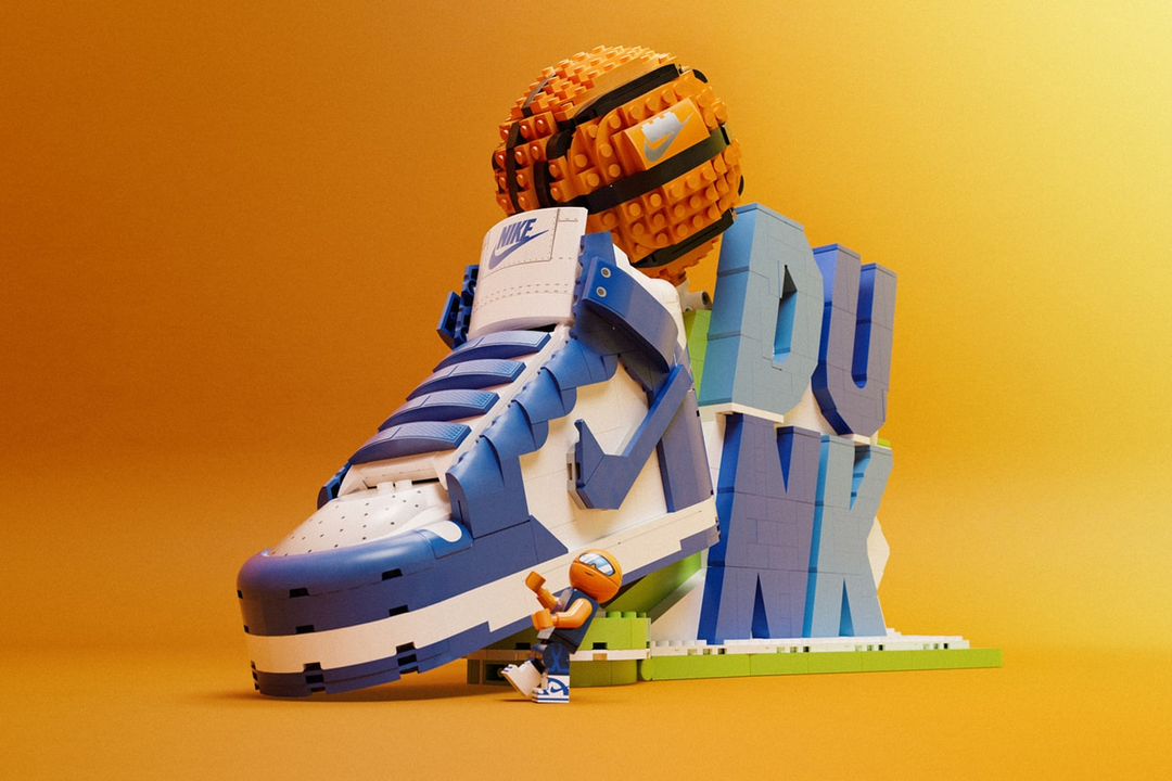 LEGO Unveils 1,180-Piece Nike Dunk Model