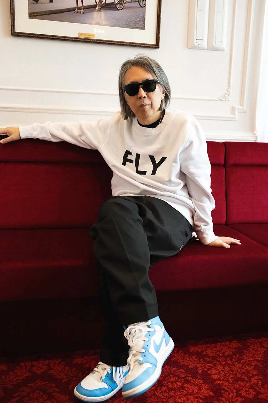 Hiroshi Fujiwara Reveals Unreleased Air Jordan 1 High ’85 in “UNC” Colorway.