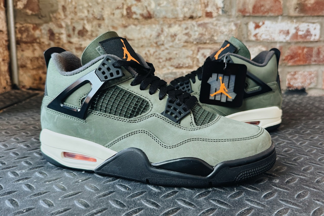 The UNDEFEATED x Air Jordan 4 return leads this top sneaker release.