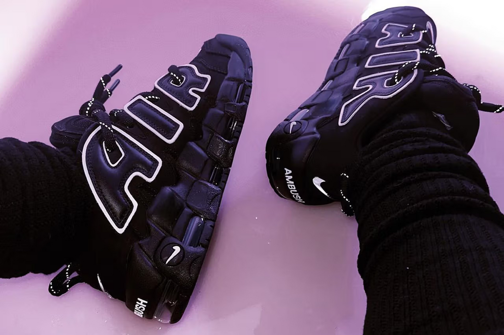 NIKE × AMBUSH AIR MORE UPTEMPO LOW BLACK-