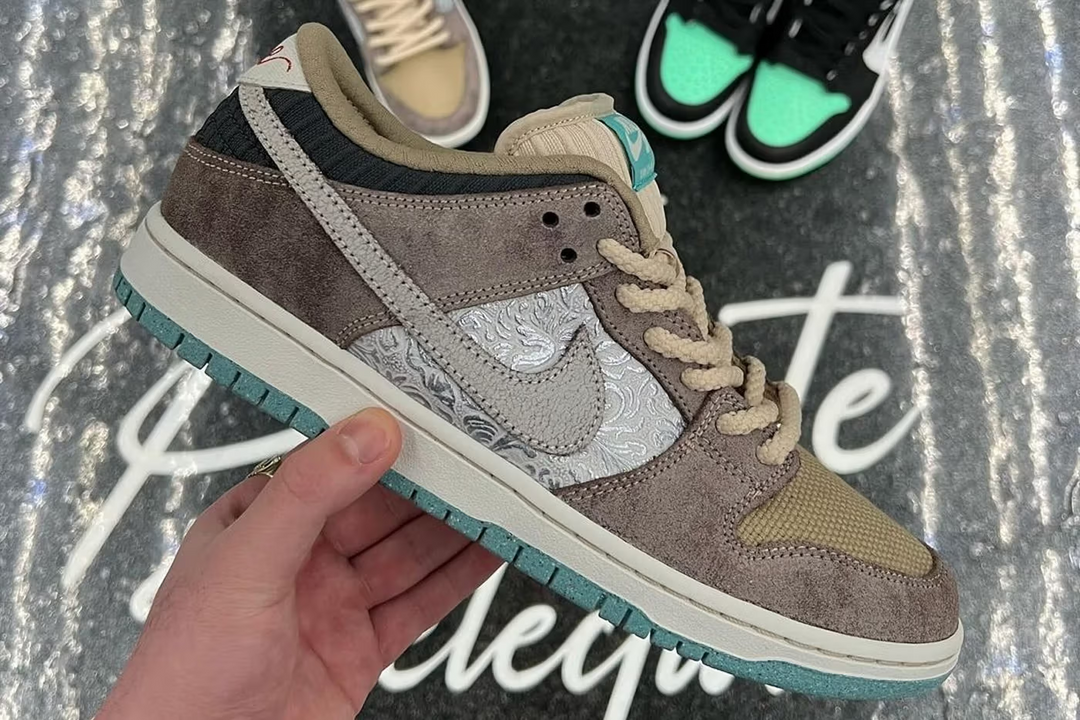 Initial glimpse of the Nike SB Dunk Low "Big Money Savings."