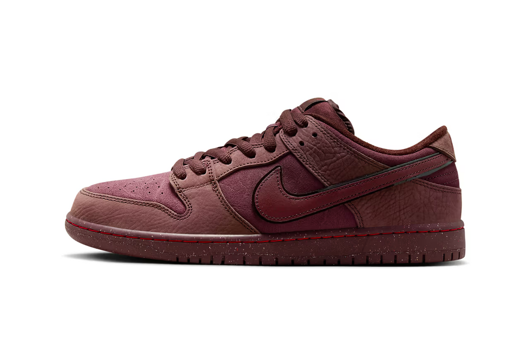 Take a glimpse at the Nike SB Dunk Low "City of Love" Pack through an official perspective.