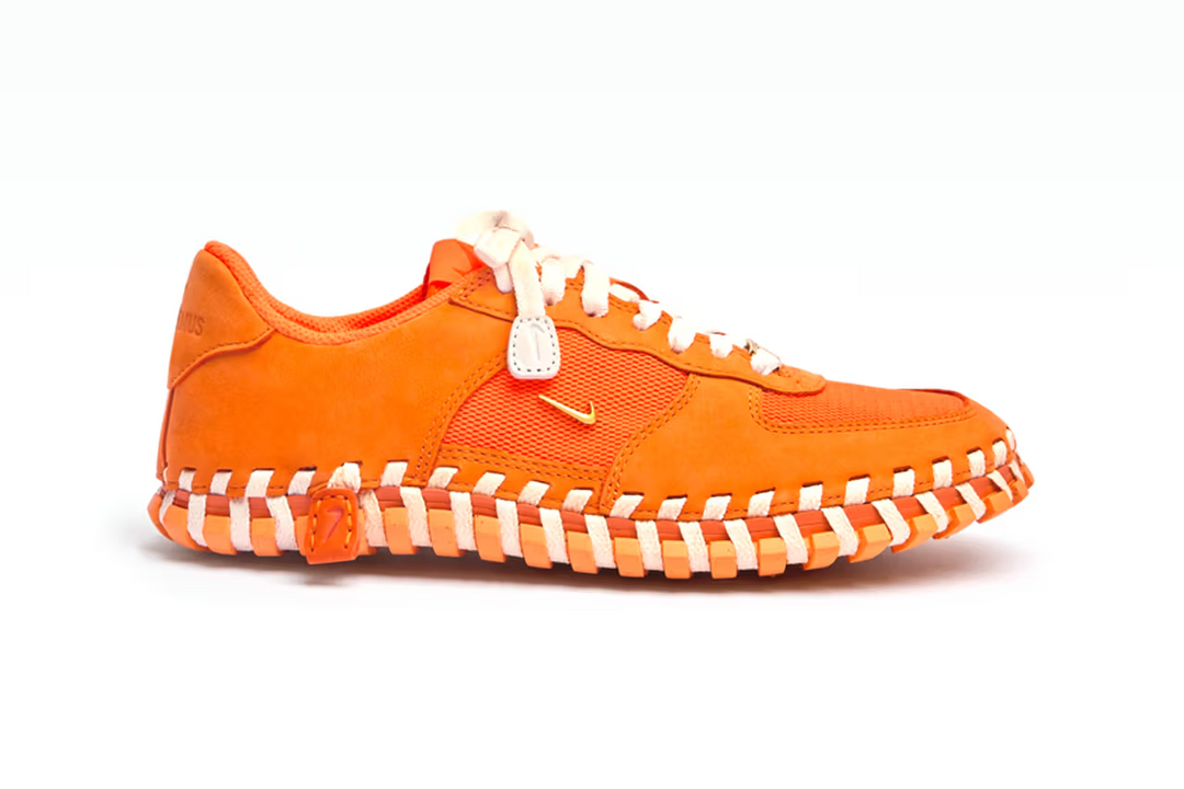 Jacquemus collaborates with Nike to introduce the J Force 1 sneakers.