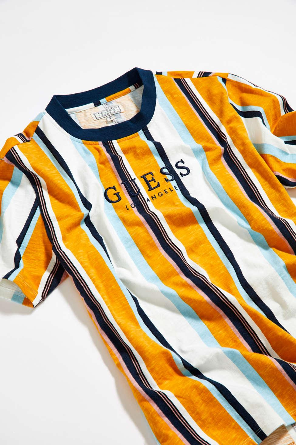 Guess shirt yellow best sale