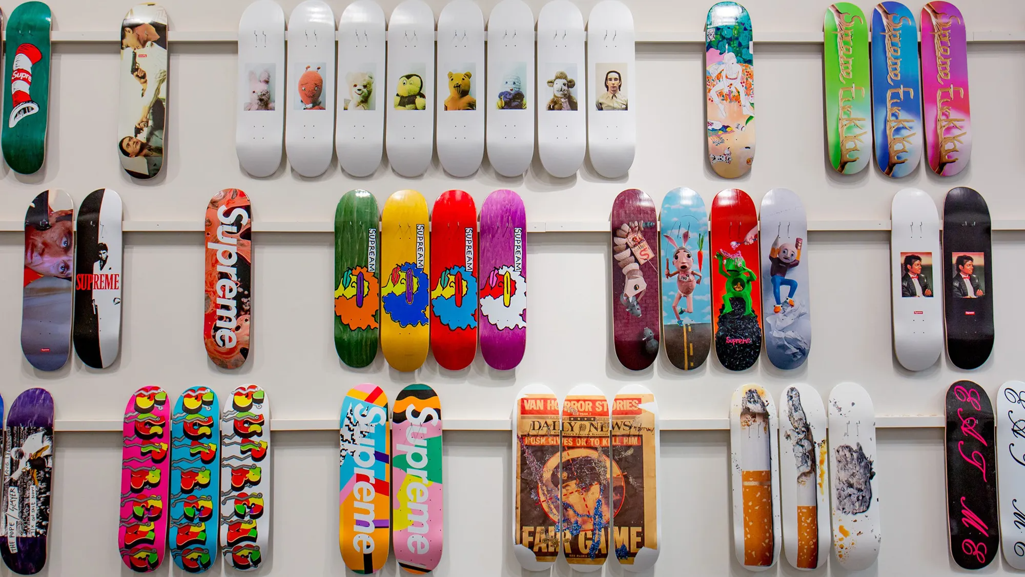 Supreme skateboard decks best sale