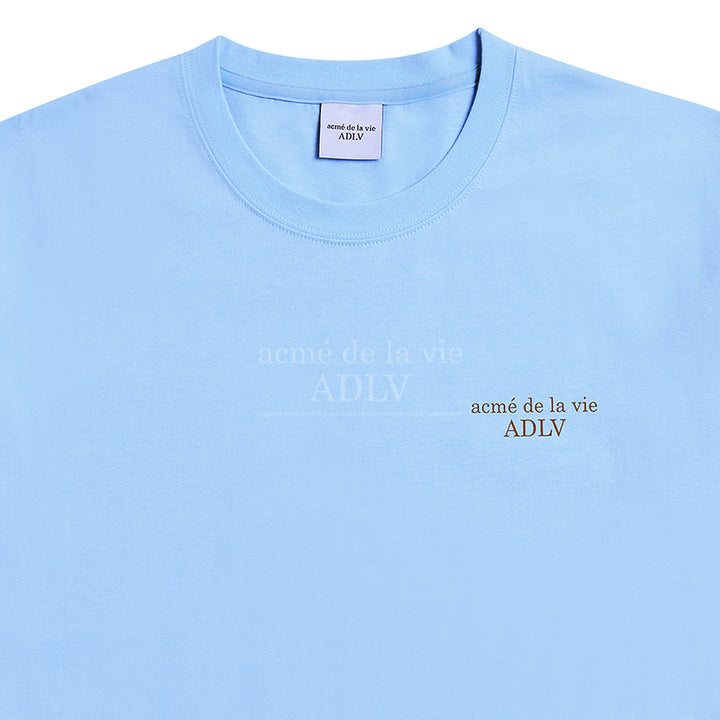 acmé de la vie (ADLV) Glossy Basic Logo Short Sleeve T-Shirt 2 Sky Blue | Hype Vault Kuala Lumpur | Asia's Top Trusted High-End Sneakers and Streetwear Store