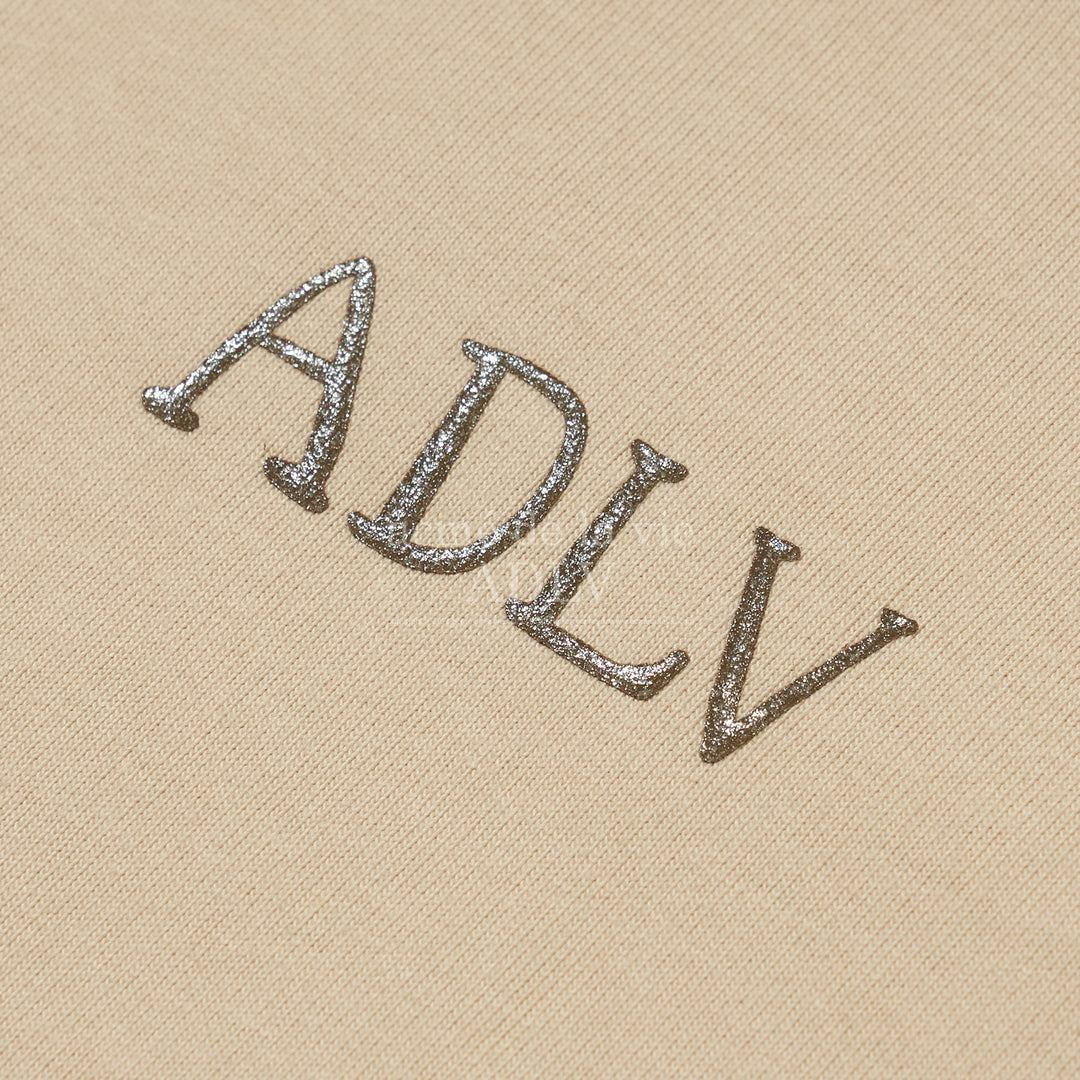 acmé de la vie (ADLV) Glossy Basic Logo Short Sleeve T-Shirt Beige | Hype Vault Kuala Lumpur | Asia's Top Trusted High-End Sneakers and Streetwear Store