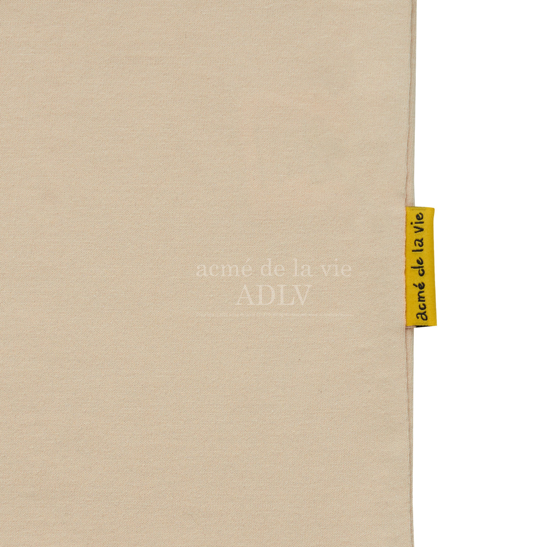 acmé de la vie (ADLV) Glossy Basic Logo Short Sleeve T-Shirt Beige | Hype Vault Kuala Lumpur | Asia's Top Trusted High-End Sneakers and Streetwear Store
