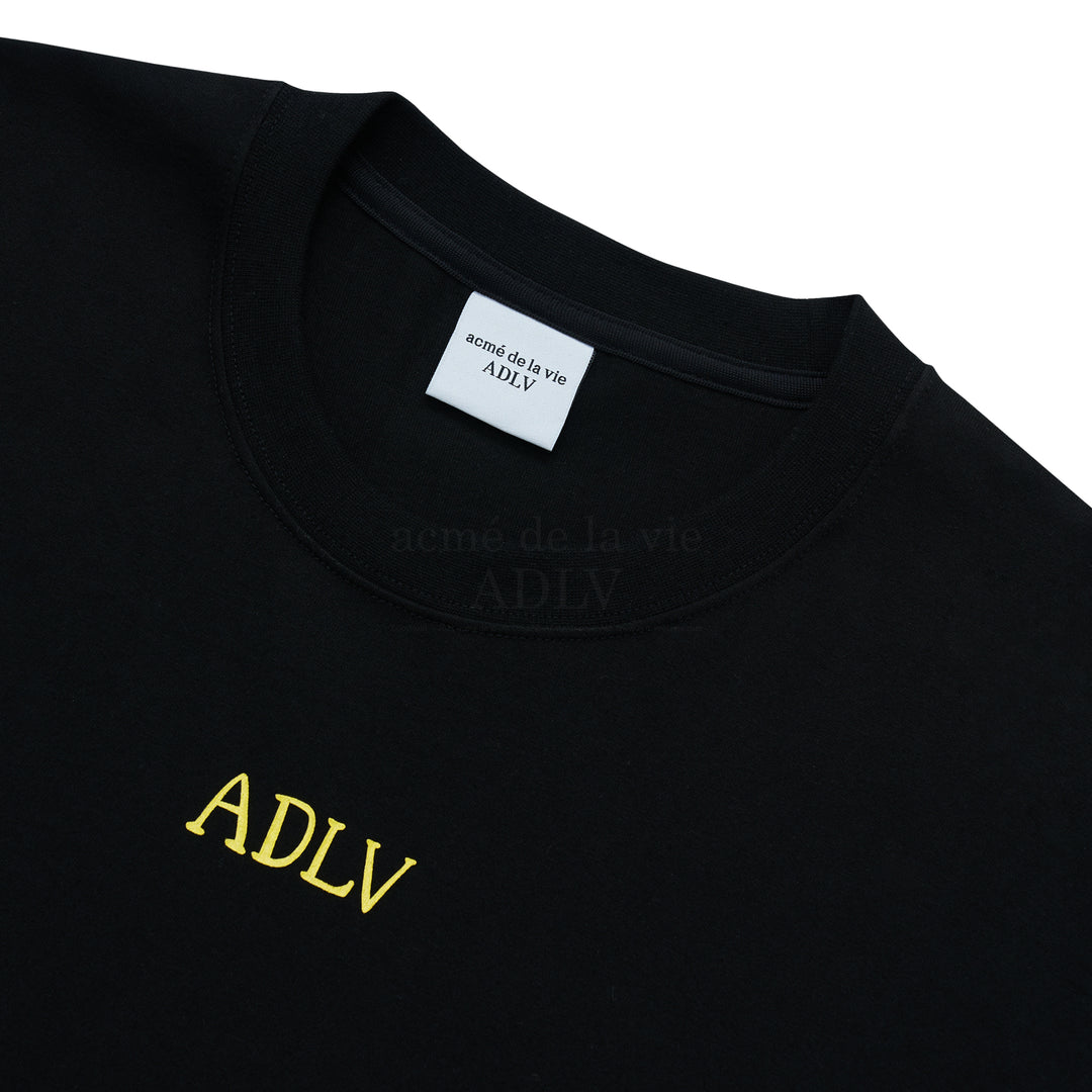 acmé de la vie (ADLV) Glossy Basic Logo Short Sleeve T-Shirt Black | Hype Vault Kuala Lumpur | Asia's Top Trusted High-End Sneakers and Streetwear Store