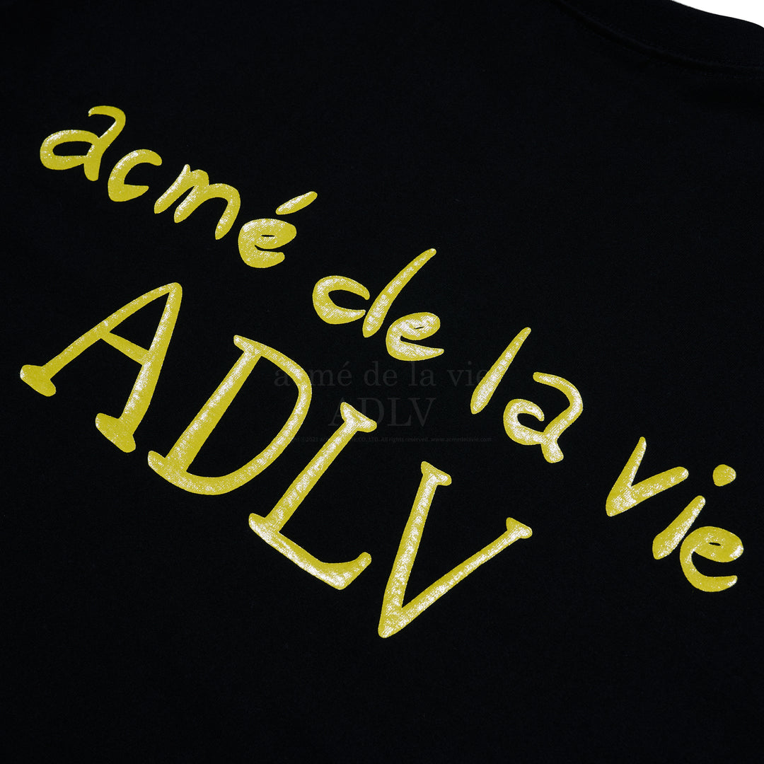 acmé de la vie (ADLV) Glossy Basic Logo Short Sleeve T-Shirt Black | Hype Vault Kuala Lumpur | Asia's Top Trusted High-End Sneakers and Streetwear Store