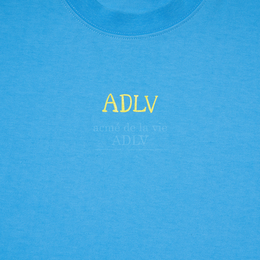 acmé de la vie (ADLV) Glossy Basic Logo Short Sleeve T-Shirt Blue | Hype Vault Kuala Lumpur | Asia's Top Trusted High-End Sneakers and Streetwear Store