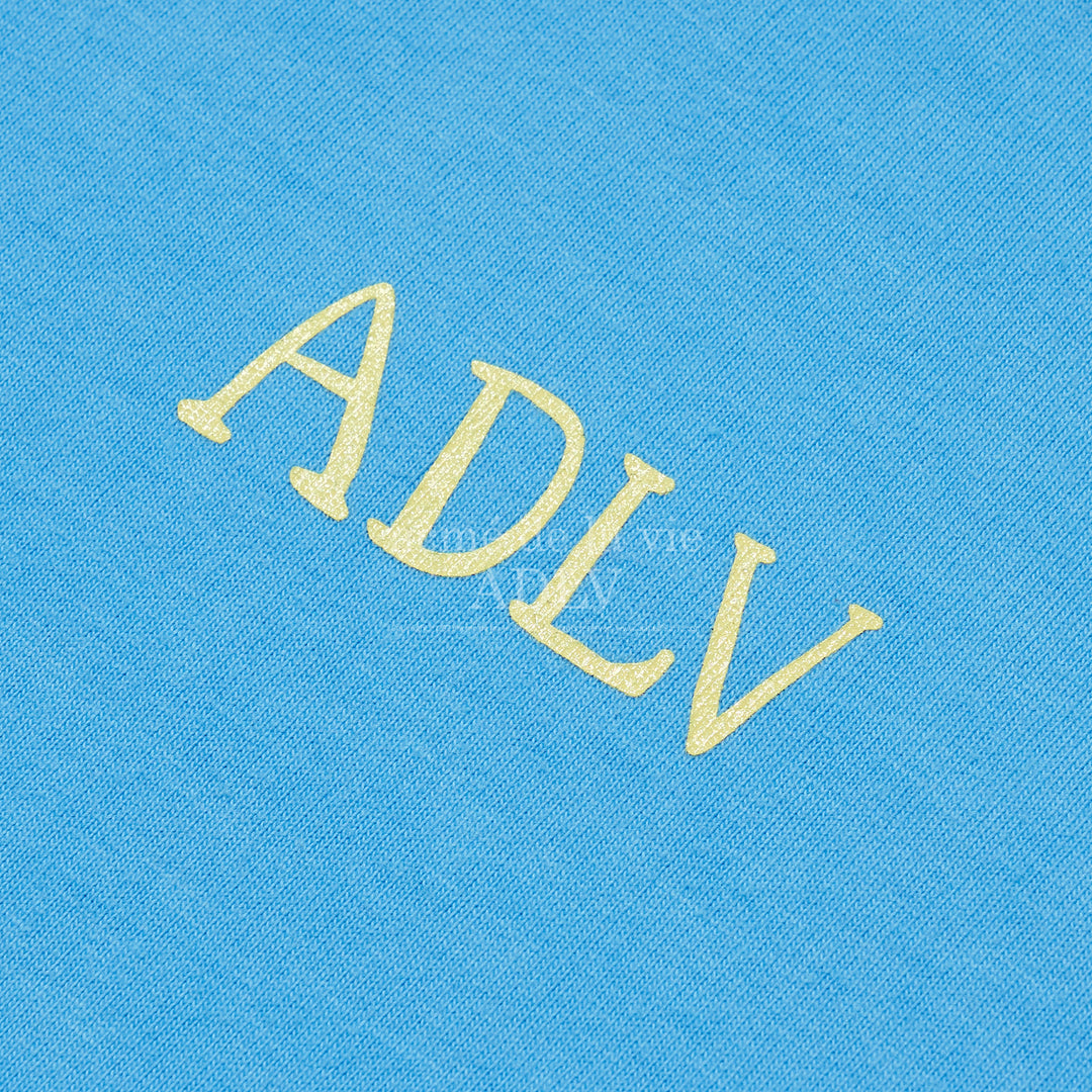 acmé de la vie (ADLV) Glossy Basic Logo Short Sleeve T-Shirt Blue | Hype Vault Kuala Lumpur | Asia's Top Trusted High-End Sneakers and Streetwear Store