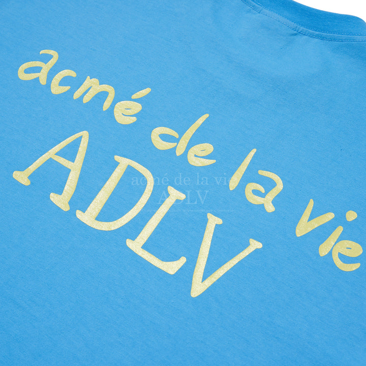 acmé de la vie (ADLV) Glossy Basic Logo Short Sleeve T-Shirt Blue | Hype Vault Kuala Lumpur | Asia's Top Trusted High-End Sneakers and Streetwear Store