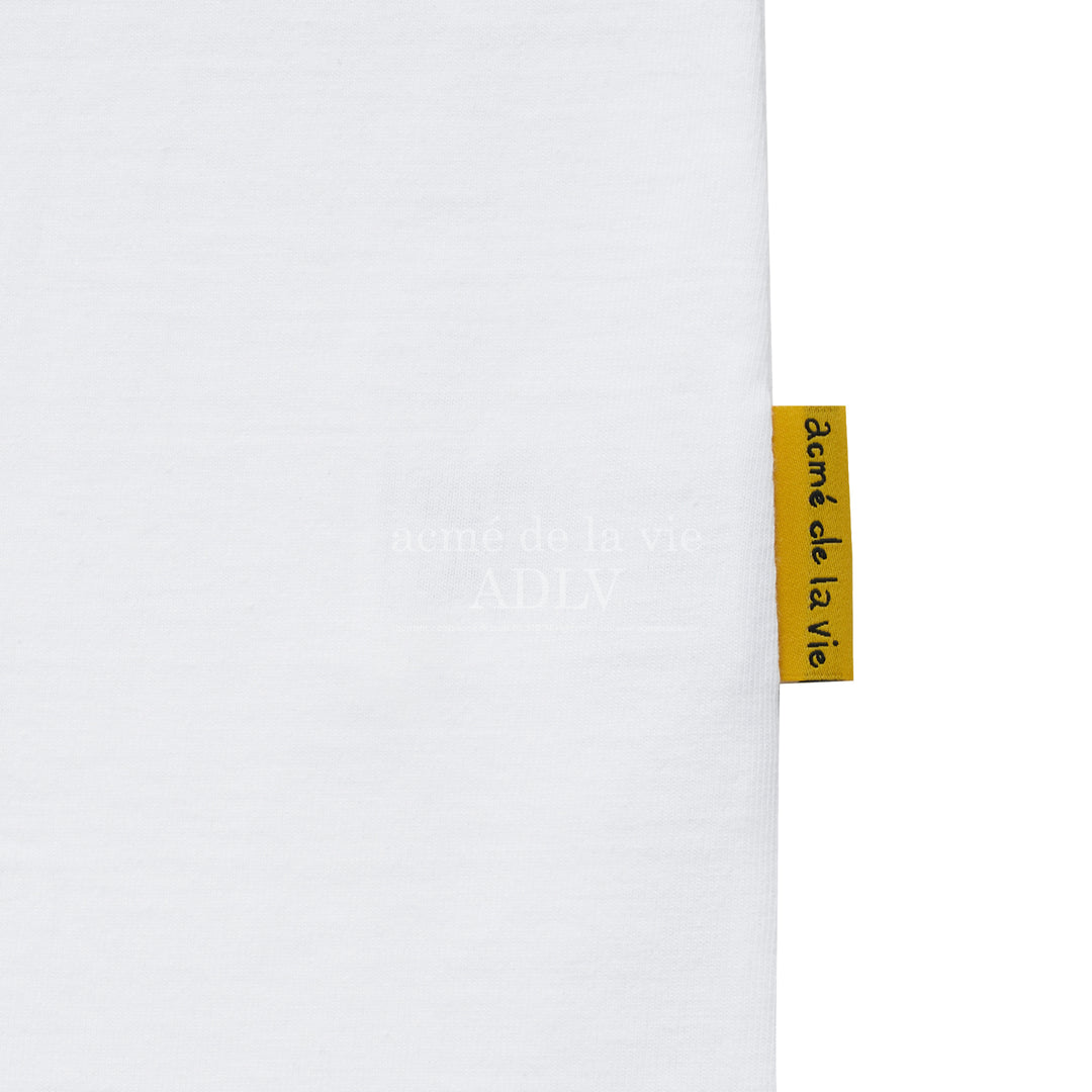 acmé de la vie (ADLV) Glossy Basic Logo Short Sleeve T-Shirt White | Hype Vault Kuala Lumpur | Asia's Top Trusted High-End Sneakers and Streetwear Store