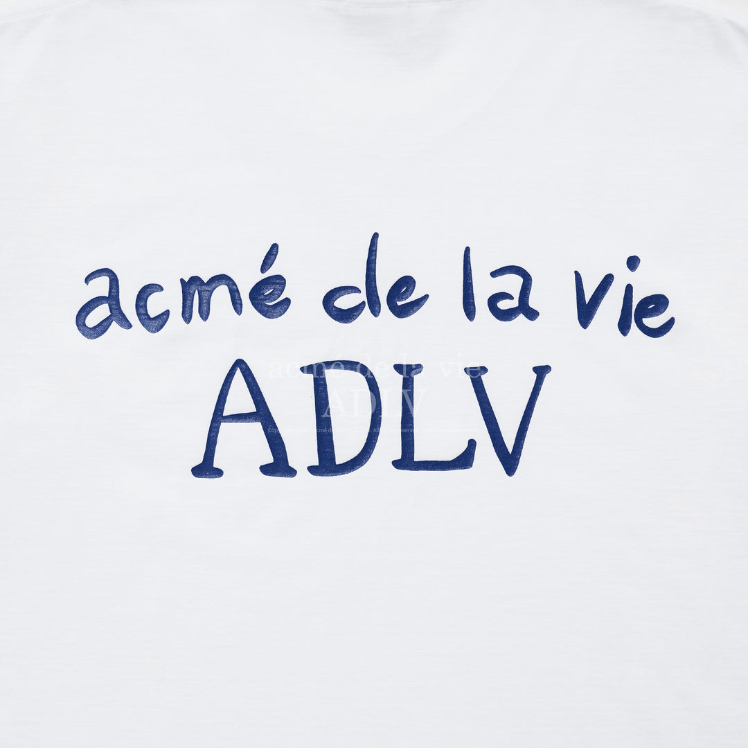 acmé de la vie (ADLV) Glossy Basic Logo Short Sleeve T-Shirt White | Hype Vault Kuala Lumpur | Asia's Top Trusted High-End Sneakers and Streetwear Store