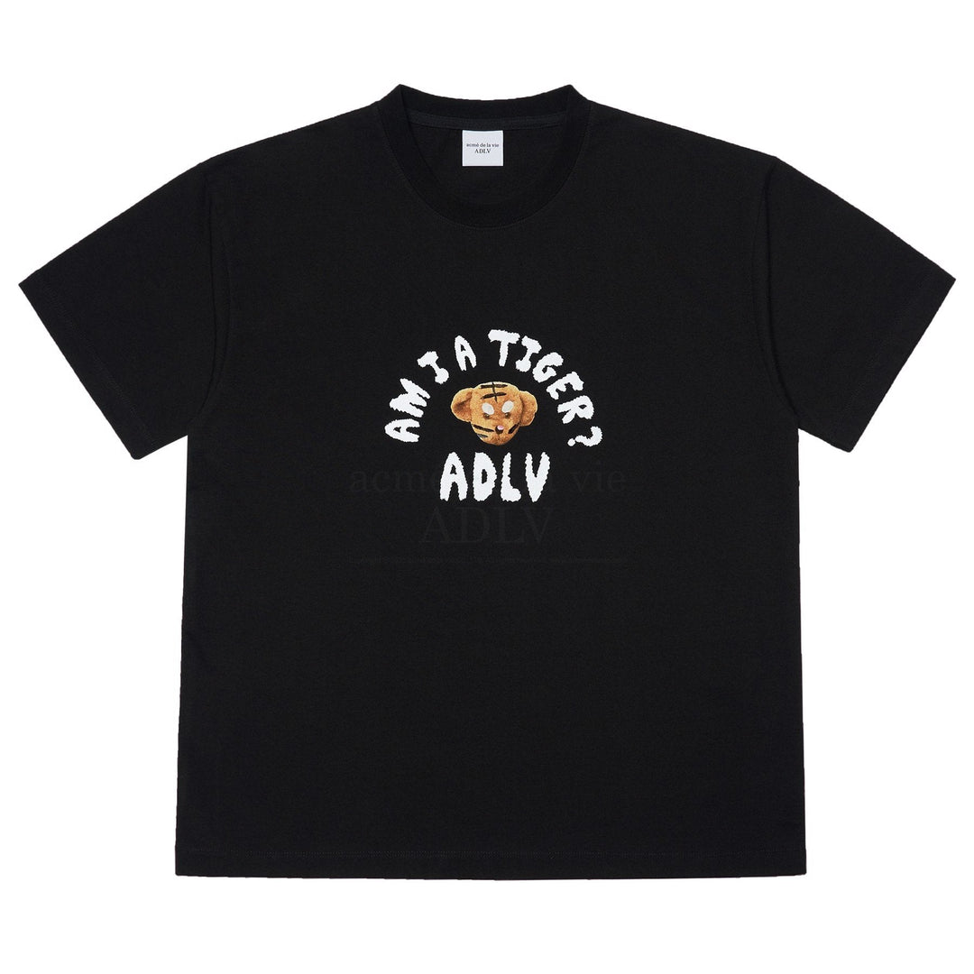 acmé de la vie (ADLV) Tiger Teddy Bear Doll Short-Sleeve T-Shirt Black | Hype Vault Kuala Lumpur | Asia's Top Trusted High-End Sneakers and Streetwear Store