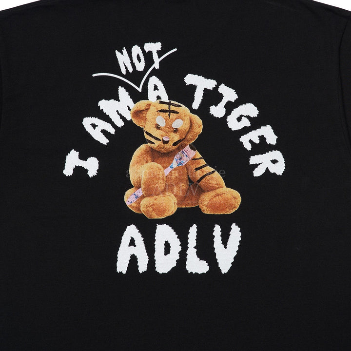 acmé de la vie (ADLV) Tiger Teddy Bear Doll Short-Sleeve T-Shirt Black | Hype Vault Kuala Lumpur | Asia's Top Trusted High-End Sneakers and Streetwear Store