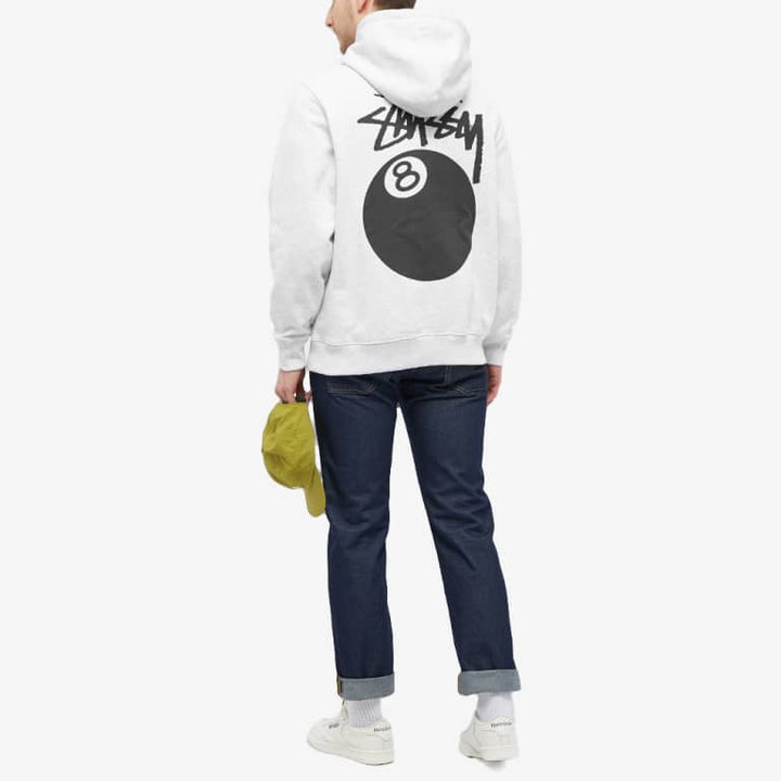 Stussy 8 Ball Hoodie Ash Heather | Hype Vault