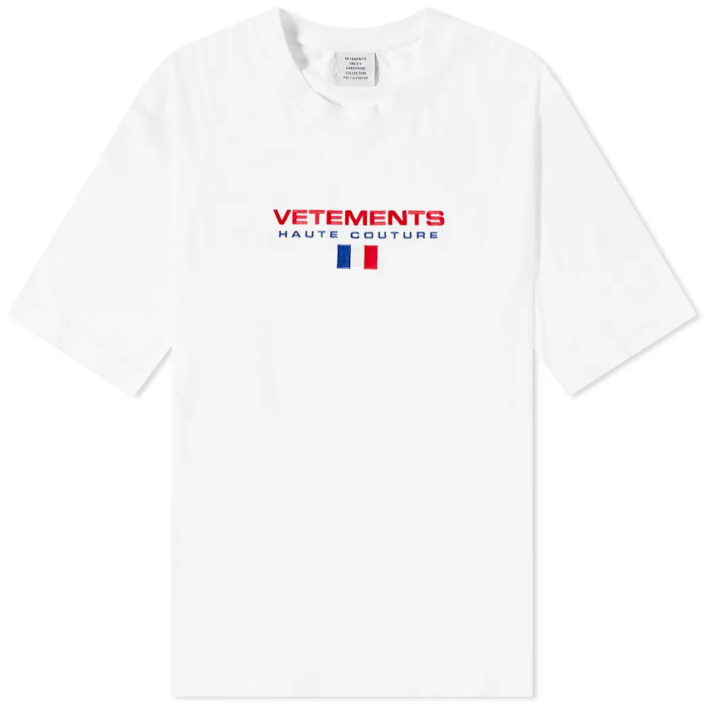 Vetements Haute Couture Logo T-Shirt White | Hype Vault Kuala Lumpur