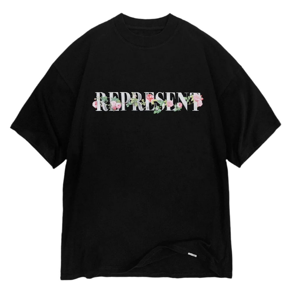 Represent Floral T-Shirt Black | Hype Vault Kuala Lumpur