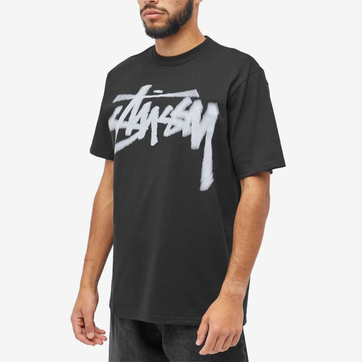 Stussy Dizzy Stock Tee Black | Hype Vault Kuala Lumpur | Asia's Top Trusted High-End Sneakers and Streetwear Store | Guaranteed 100% authentic