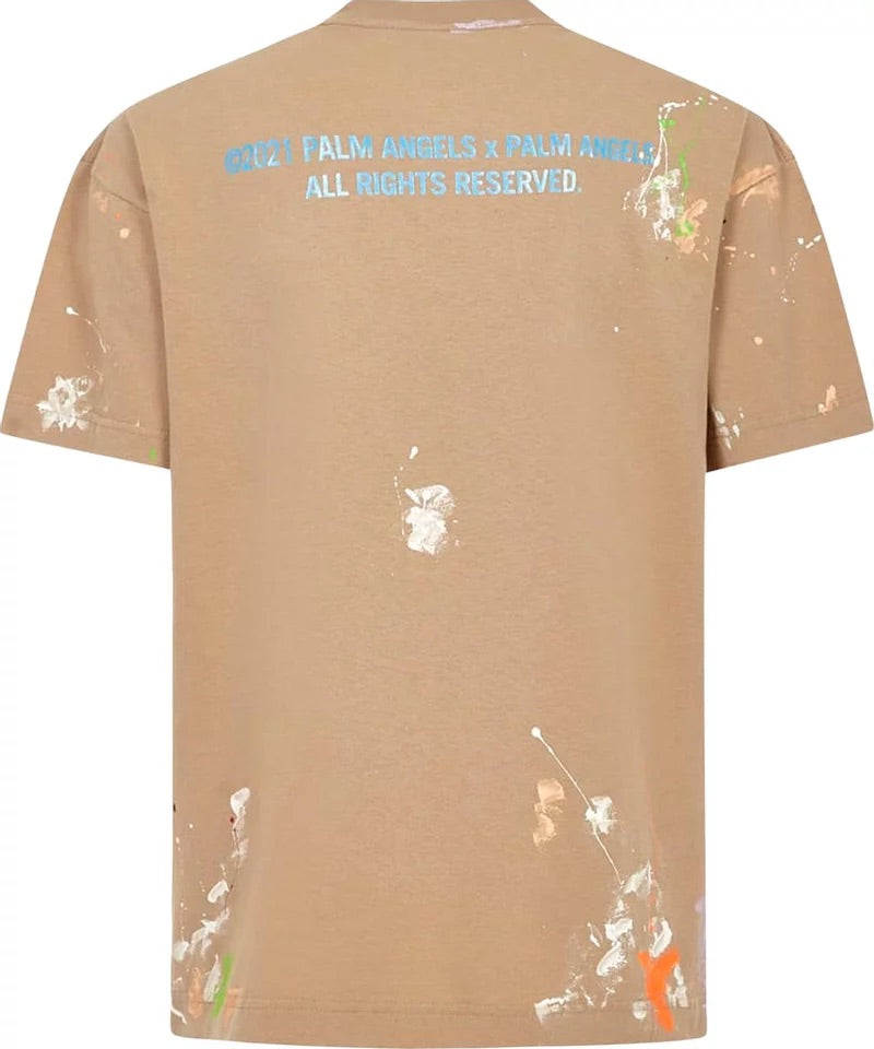 Palm Angels Palm Tree T-Shirt Beige | Hype Vault Kuala Lumpur