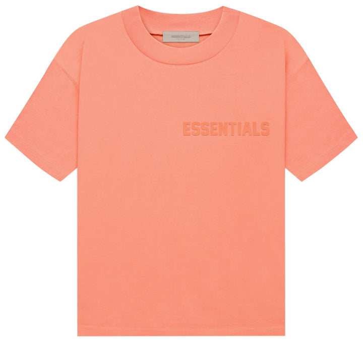 Fear of God Essentials Short-Sleeve Tee 'Coral' (FW22) | Hype Vault