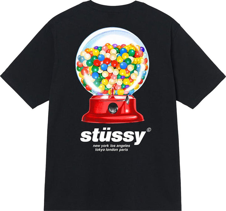 Stussy Gumball Tee Black | Hype Vault Kuala Lumpur | Asia's Top Trusted High-End Sneakers and Streetwear Store | Guaranteed 100% authentic