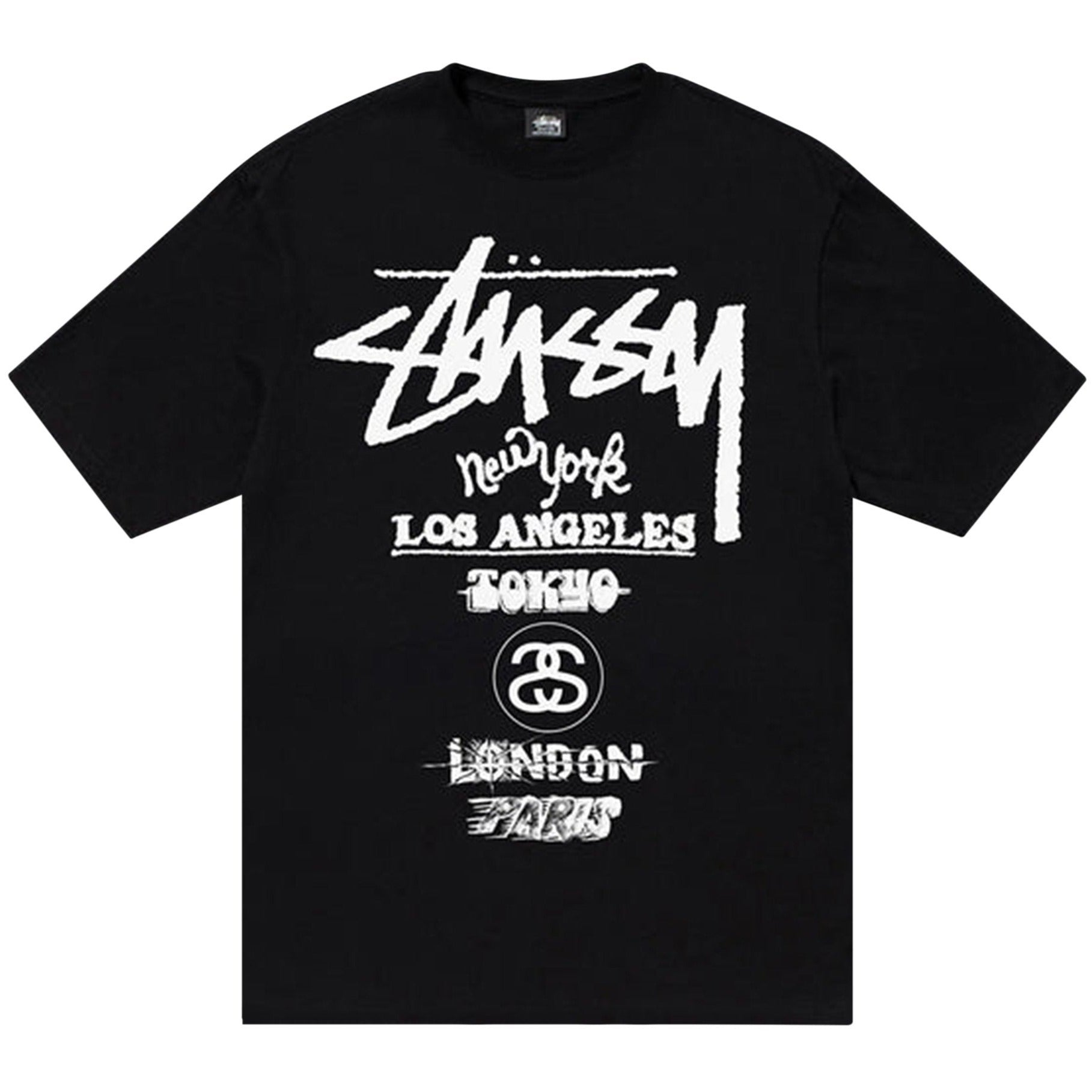 Stussy Tour Tee Black (SS23) – Hype Vault