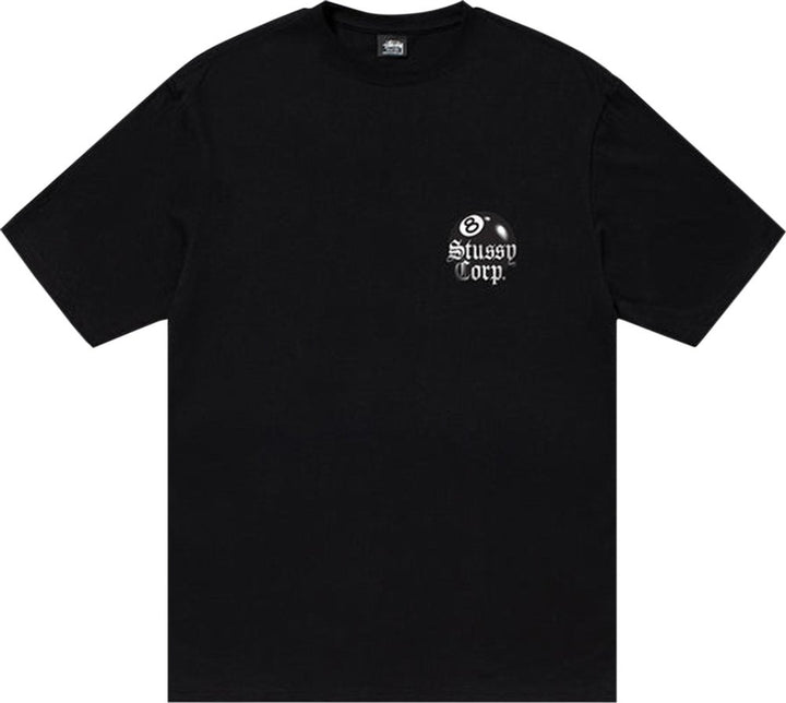 Stussy 8 Ball Corp. Tee Black