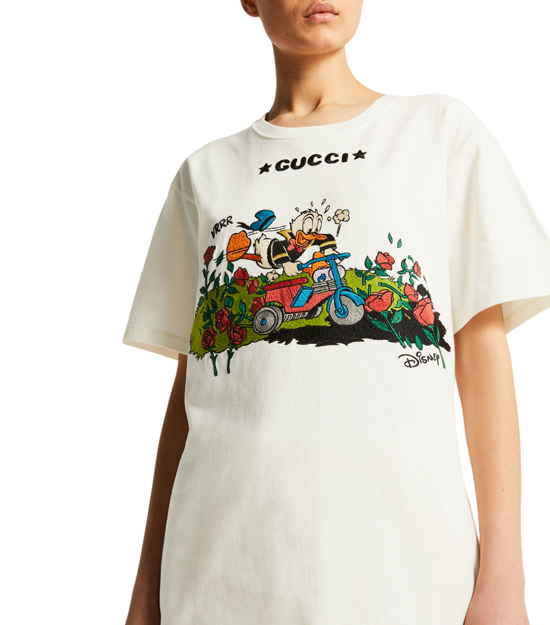 Gucci x Disney Garden Rose Donald Duck T-Shirt | Hype Vault Kuala Lumpur