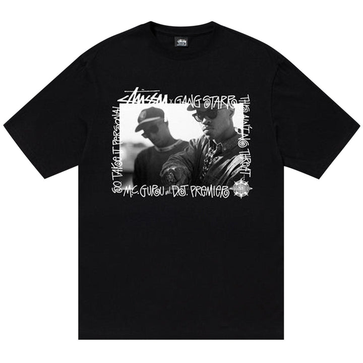 Stussy Gang Starr Take It Personal Tee Black | Hype Vault Kuala Lumpur | Asia's Top Trusted High-End Sneakers and Streetwear Store | Guaranteed 100% authentic