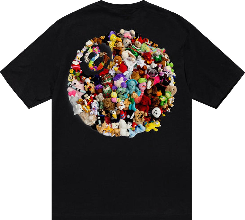 Stussy Plush Tee Black | Hype Vault Kuala Lumpur | Asia's Top Trusted High-End Sneakers and Streetwear Store | Guaranteed 100% authentic