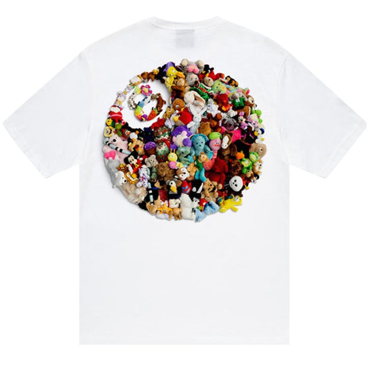 Stussy Plush Tee White | Hype Vault Kuala Lumpur | Asia's Top Trusted High-End Sneakers and Streetwear Store | Guaranteed 100% authentic