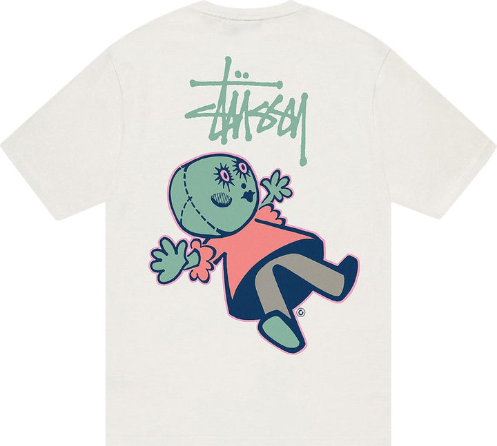 Stussy Dollie Pigment Dyed Tee Natural | Hype Vault Kuala Lumpur | Asia's Top Trusted High-End Sneakers and Streetwear Store | Guaranteed 100% authentic