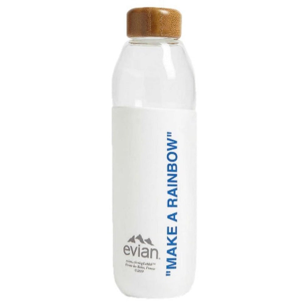 Evian By Virgil Abloh x SOMA Glass Water Bottle Dark Blue | Hype Vault Kuala Lumpur | Asia's Top Trusted High-End Sneakers and Streetwear Store