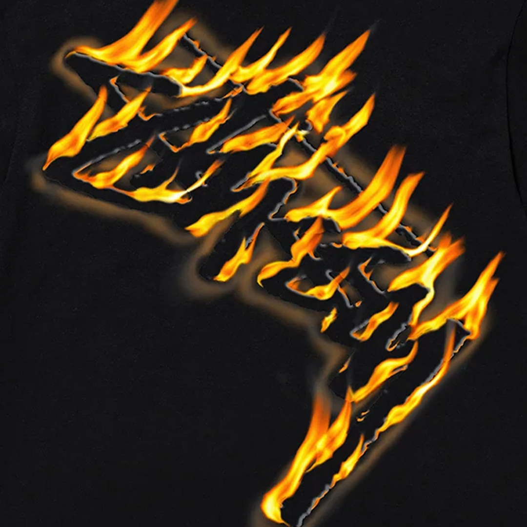 Stussy Burning Stock Tee Black | Hype Vault Kuala Lumpur | Asia's Top Trusted High-End Sneakers and Streetwear Store | Guaranteed 100% authentic