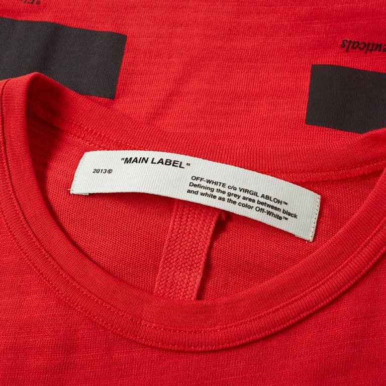 Off-White Monalisa Slim Tee Red | Hype Vault Kuala Lumpur | Asia's Top Trusted High-End Sneakers and Streetwear Store