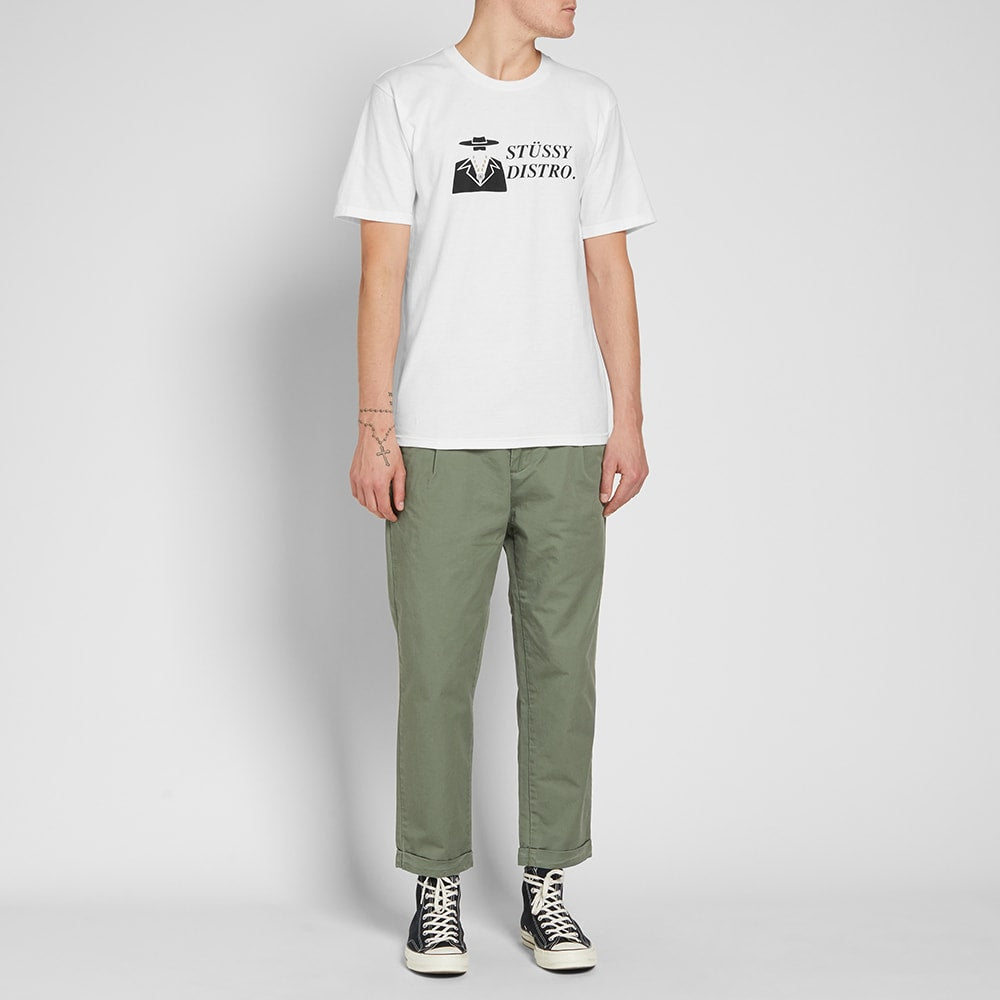 Stussy Distro Tee White | Hype Vault Kuala Lumpur | Asia's Top Trusted High-End Sneakers and Streetwear Store