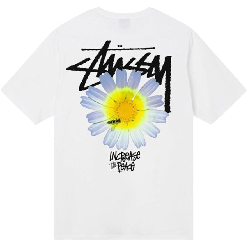 Stussy ITP Flower Tee White | Hype Vault Kuala Lumpur | Asia's Top Trusted High-End Sneakers and Streetwear Store | Guaranteed 100% authentic