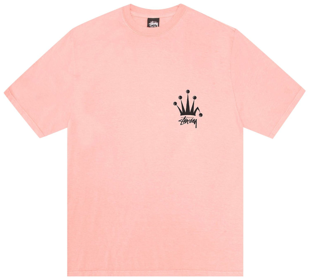 Stussy Regal Crown Pigment Dyed Tee Coral (SS24) | Hype Vault
