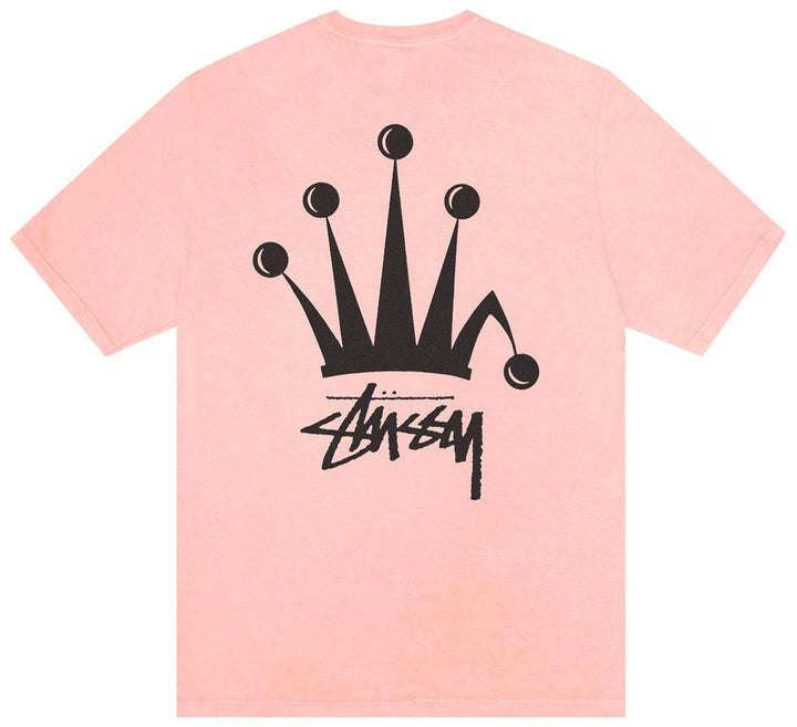 Stussy Regal Crown Pigment Dyed Tee Coral (SS24) | Hype Vault