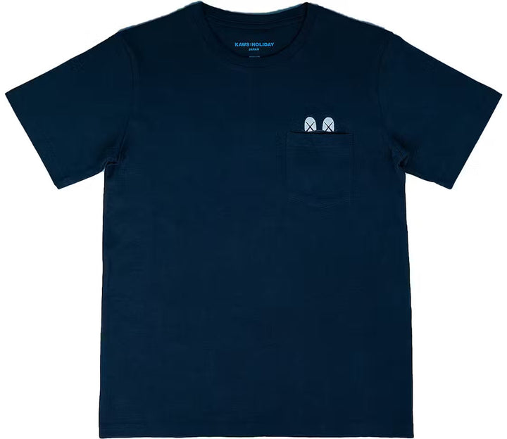 KAWS HOLIDAY JAPAN Pocket T-Shirt Navy (SS19) (Asia Sizing)