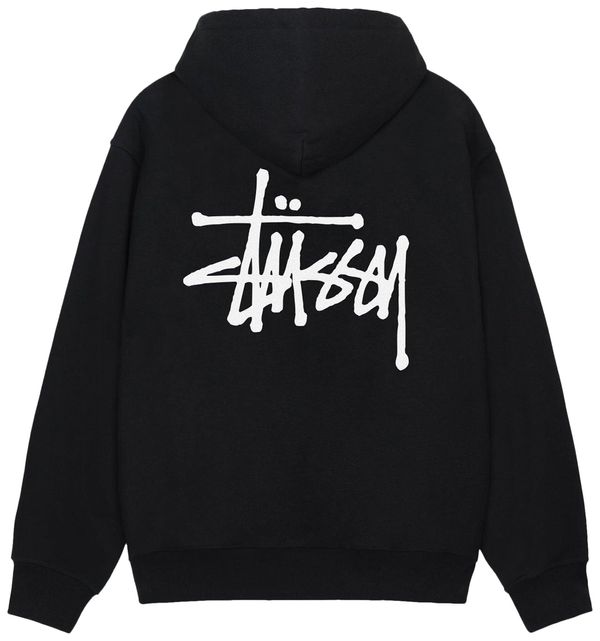 Stussy Basic Hoodie Black | Hype Vault