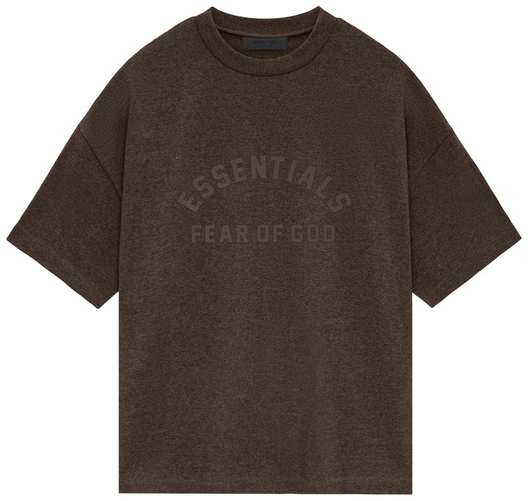 Fear Of God Essentials Core Collection Heavy S/S Tee 'Heather Wood' (SS24) | Hype Vault